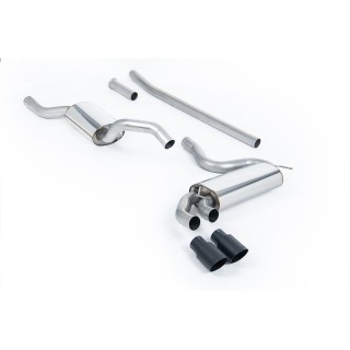 Milltek downpipe-back 63.50 mm — Sa rezonatorom — Dupli 90mm GT90 — MCXAU102