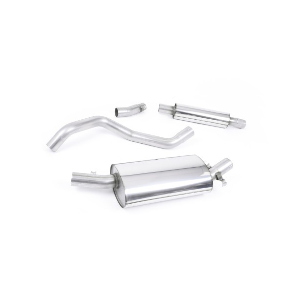 Milltek downpipe-back 57.15 mm — Sa rezonatorom — Jednostruki Skin 60.3mm — MCXVW207