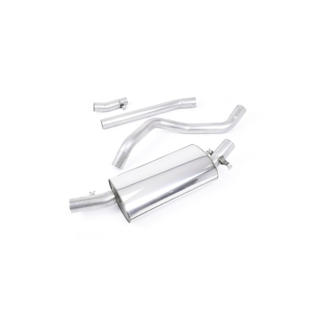 Milltek downpipe-back 57.15 mm — Bez rezonatora — Jednostruki Skin 60.3mm — MCXVW208