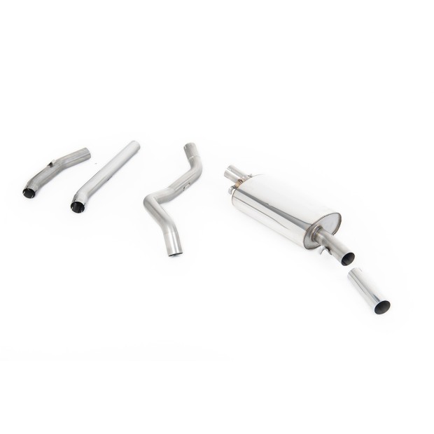 Milltek Manifold-back 57.15 mm — Bez rezonatora — Jednostruki Skin 60.3mm — MCXVW210