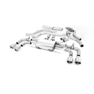 Milltek cat-back 70.00 mm — Četiri završetka 100 mm GT100 — SSXAR006