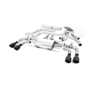 Milltek cat-back 70.00 mm — Četiri završetka 100 mm GT100 — SSXAR007
