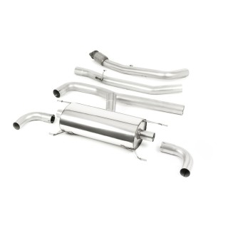 Milltek cat-back 76.20 mm — Bez rezonatora — SSXAR17