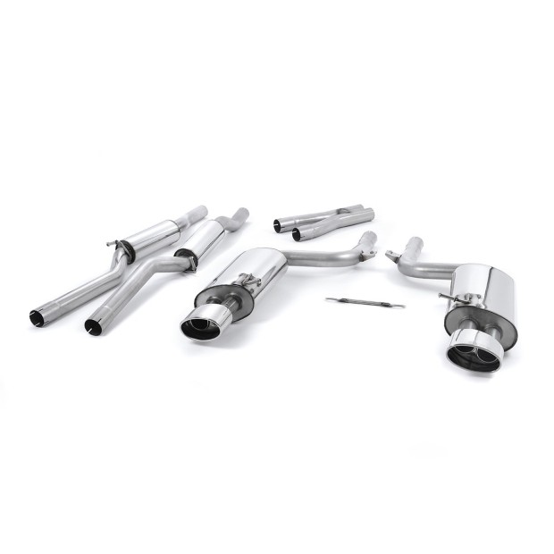 Milltek cat-back 60.00 mm — Sa rezonatorom — Special 224 Special 225 — SSXAU060