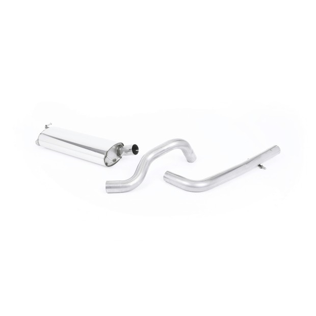 Milltek cat-back 63.50 mm — Bez rezonatora — Dupli 50.8mm Discrete — SSXAU080