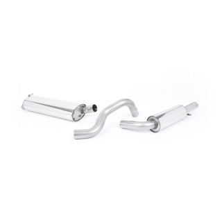 Milltek cat-back 63.50 mm — Sa rezonatorom — Dupli 50.8mm Discrete — SSXAU081