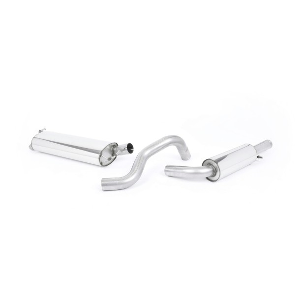 Milltek cat-back 63.50 mm — Sa rezonatorom — Dupli 50.8mm Discrete — SSXAU081