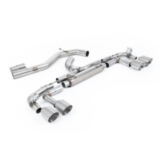 Milltek OPF-back 80 mm — S3 8Y Sportback — Race, bez rezonatora — titanijum