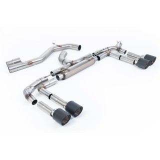Milltek OPF-back 80 mm — S3 8Y Sedan — Race, bez rezonatora — karbon