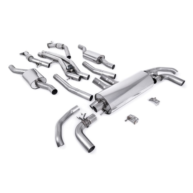 Milltek cat-back 76.20 mm — Sa rezonatorom — SSXAU1026