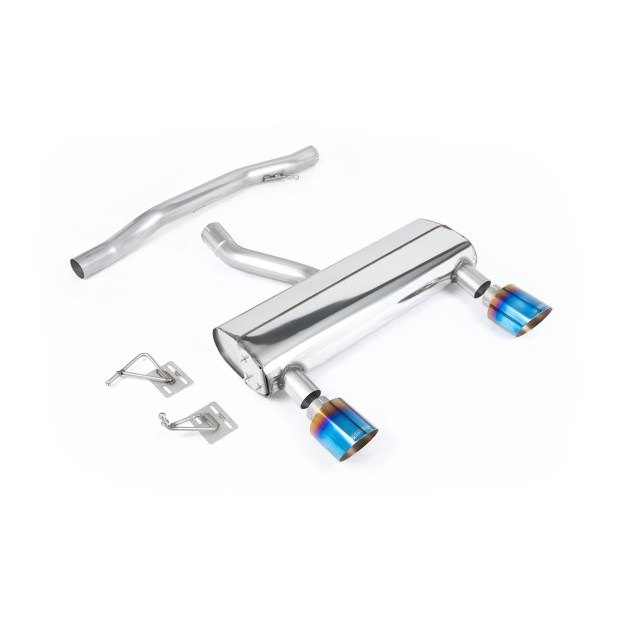 Milltek cat-back 70.00 mm — Bez rezonatora — 115mm GT115 — SSXAU1045