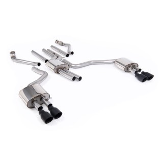 Milltek cat-back 70.00 mm — Sa rezonatorom — Četvorostruki 100mm GT100 — SSXAU1056