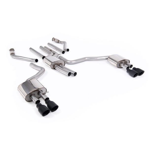 Milltek cat-back 70.00 mm — Sa rezonatorom — Četvorostruki 100mm GT100 — SSXAU1056