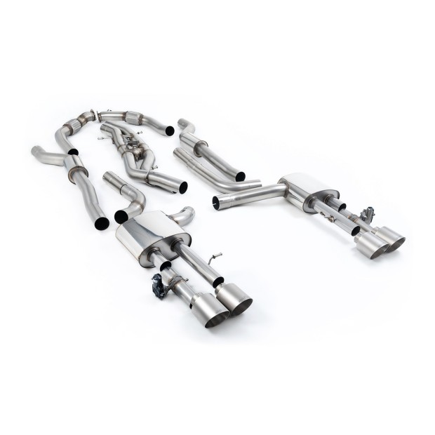 Milltek cat-back 80.00 mm — Sa rezonatorom — 115 GT — SSXAU1062