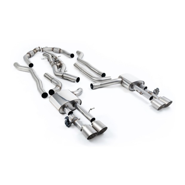 Milltek cat-back 80.00 mm — Bez rezonatora — 115 GT — SSXAU1067
