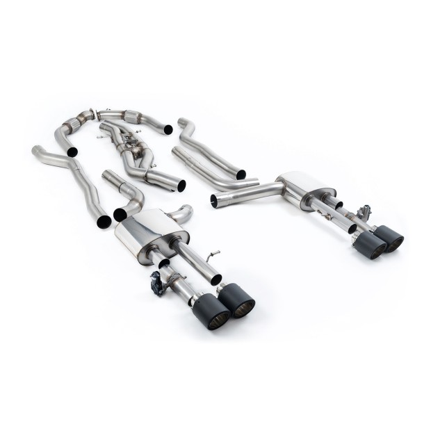 Milltek cat-back 80.00 mm — Bez rezonatora — 115 JET — SSXAU1069