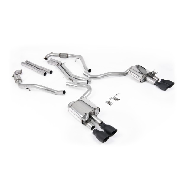 Milltek cat-back 63.50 mm — Bez rezonatora — Četvorostruki 100mm GT100 — SSXAU1114