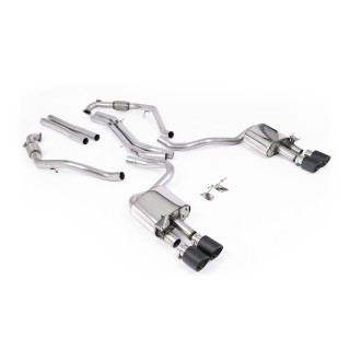 Milltek cat-back 63.50 mm — Bez rezonatora — 102 Jet — SSXAU1117