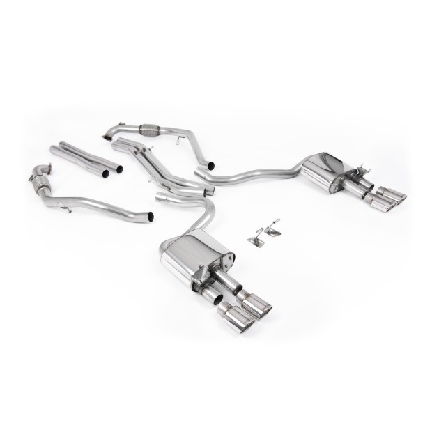 Milltek cat-back 63.50 mm — Bez rezonatora — SSXAU1119