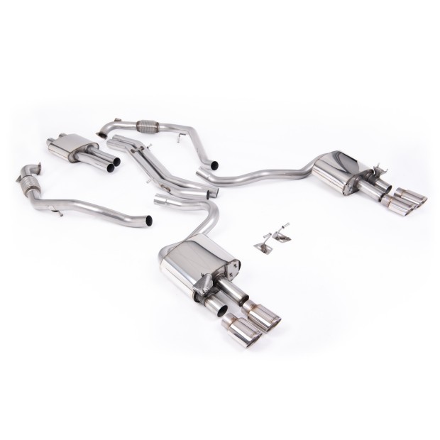 Milltek cat-back 63.50 mm — Sa rezonatorom — SSXAU1125