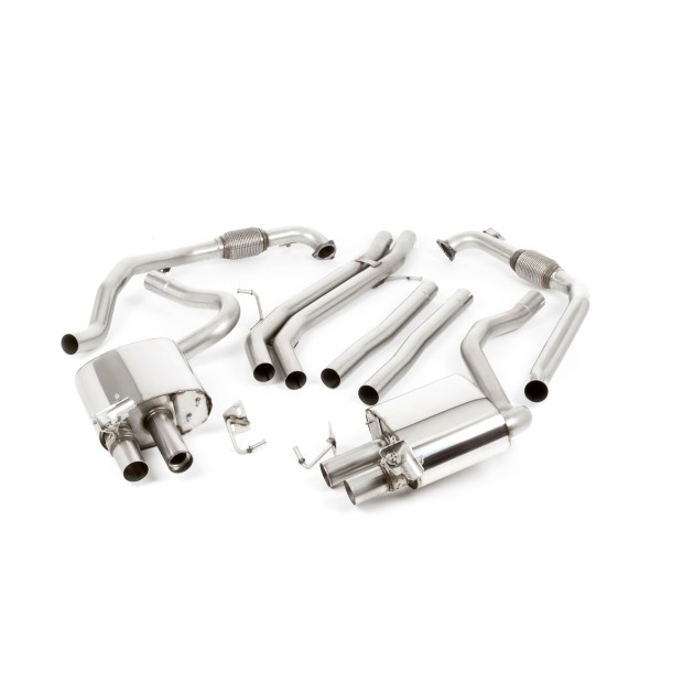 Milltek cat-back 63.50 mm — Bez rezonatora — 102 Jet — SSXAU1136