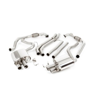 Milltek cat-back 63.50 mm — Bez rezonatora — 102 Jet — SSXAU1149