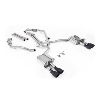 Milltek cat-back 63.50 mm — Bez rezonatora — Četvorostruki 100mm GT100 — SSXAU1157