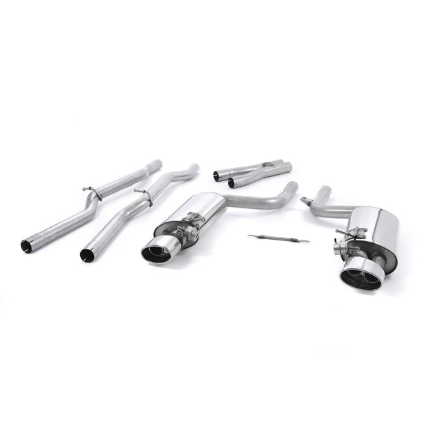 Milltek cat-back 60.00 mm — Bez rezonatora — Special 224 Special 225 — SSXAU116