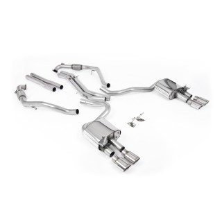 Milltek cat-back 63.50 mm — Bez rezonatora — SSXAU1162