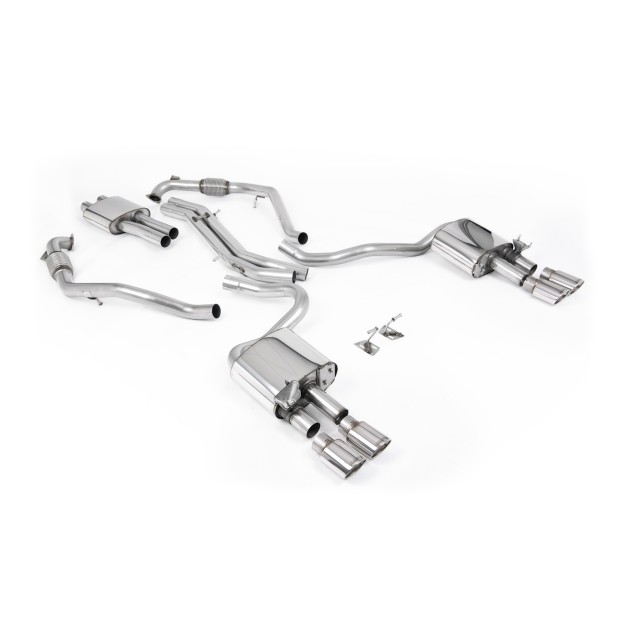 Milltek cat-back 63.50 mm — Sa rezonatorom — SSXAU1168