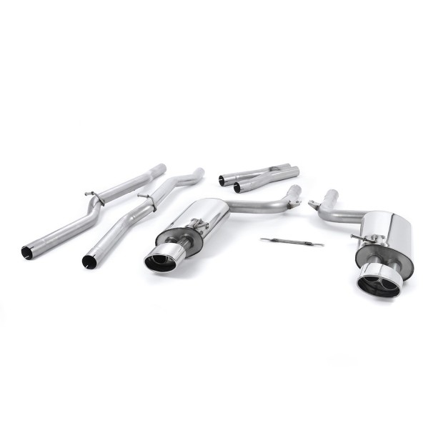 Milltek cat-back 60.00 mm — Bez rezonatora — Special 224 Special 225 — SSXAU117