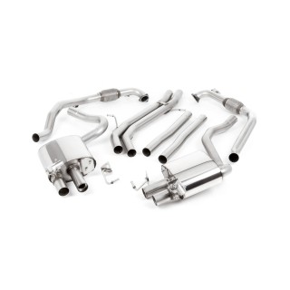Milltek cat-back 63.50 mm — Bez rezonatora — 102 Jet — SSXAU1191