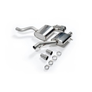 Milltek cat-back 69.85 mm — Sa rezonatorom — Dupli 80mm GT80 — SSXAU126