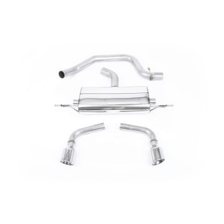 Milltek cat-back 69.85 mm — 100mm Jet — SSXAU143
