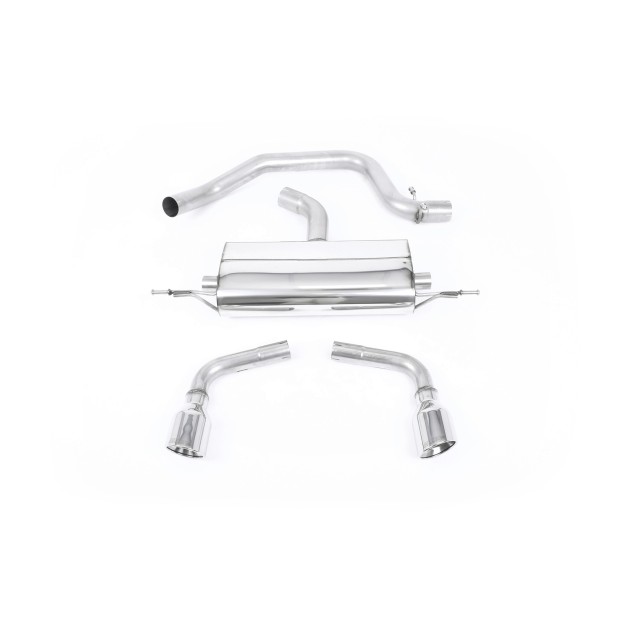Milltek cat-back 69.85 mm — 100mm Jet — SSXAU143