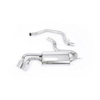 Milltek cat-back 69.85 mm — Dupli 90mm Jet — SSXAU145
