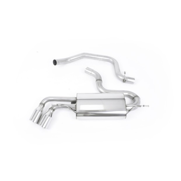 Milltek cat-back 69.85 mm — Dupli 90mm Jet — SSXAU145