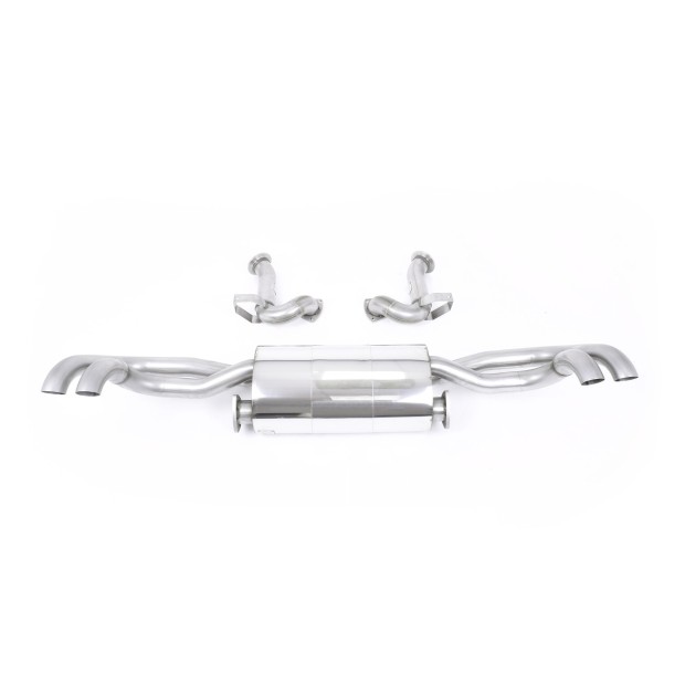 Milltek cat-back 70.00 mm — Bez rezonatora — SSXAU181