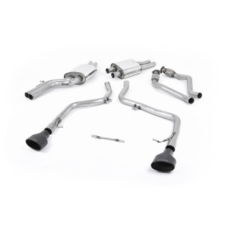 Milltek cat-back 60.30 mm — 150 X 95mm Crni ovalni — SSXAU240