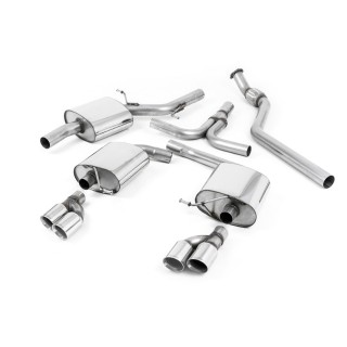 Milltek cat-back 70.00 mm — Dupli 80mm GT80 — SSXAU242