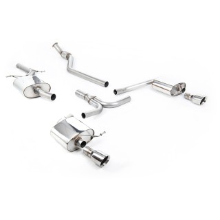 Milltek cat-back 70.00 mm — GT100 — SSXAU248