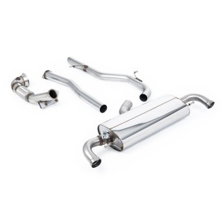 Milltek Turbo-back bez sportskog katalizatora visokog protoka 76.20 mm — SSXAU255