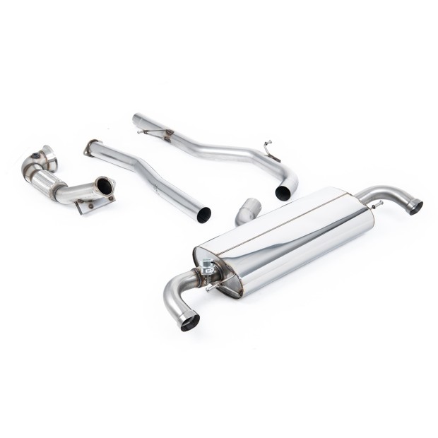 Milltek Turbo-back bez sportskog katalizatora visokog protoka 76.20 mm — SSXAU255