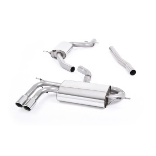 Milltek cat-back 69.85 mm — Sa rezonatorom — Dupli 80mm Jet — SSXAU259