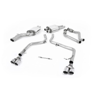 Milltek cat-back 60.30 mm — Dupli 80mm GT-80 — SSXAU265