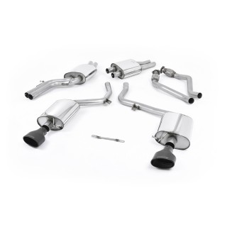 Milltek cat-back 60.30 mm — 150 X 95mm Crni ovalni — SSXAU266