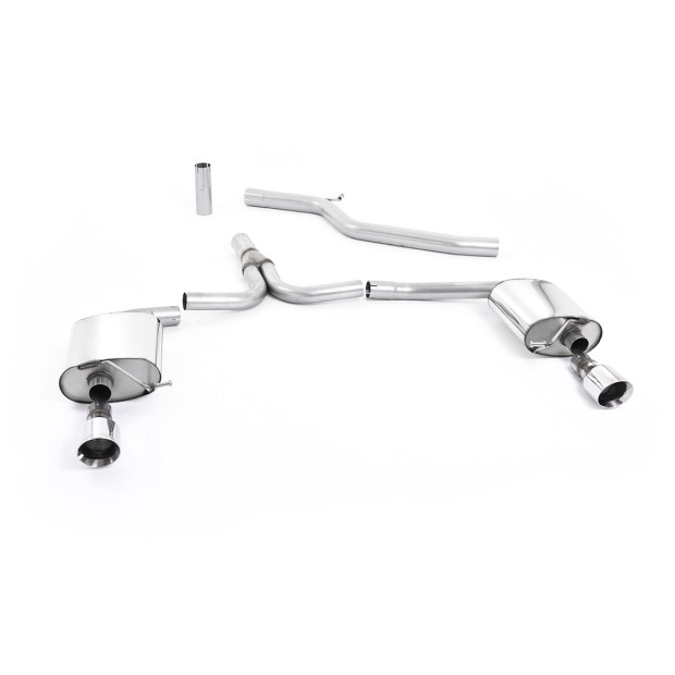 Milltek cat-back 70.00 mm — GT100 — SSXAU270