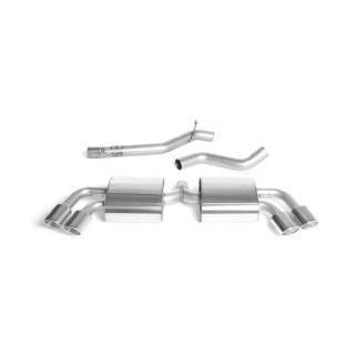 Milltek cat-back 69.85 mm — Bez rezonatora — Četvorostruki Special — SSXAU292