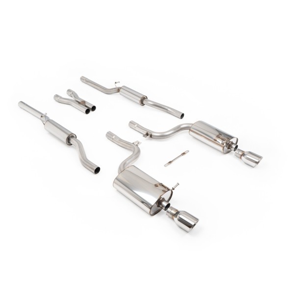 Milltek cat-back 57.15 mm — 100mm GT100 — SSXAU296