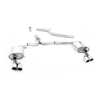 Milltek cat-back 70.00 mm — Dupli 80mm GT80 — SSXAU299